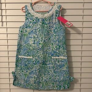 Lilly Pulitzer Blue and Green Kids Dress